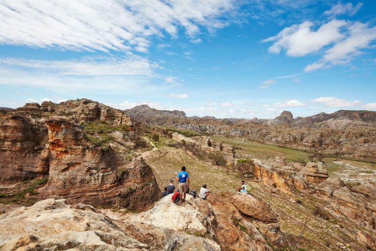 Blick über das Gebirge in Madagaskar